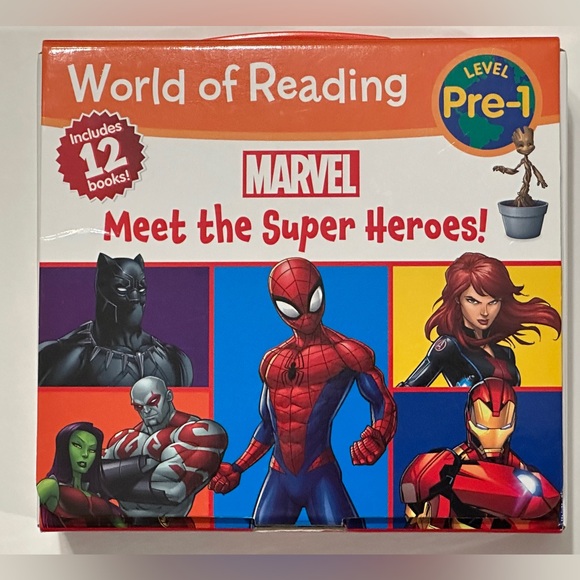 Marvel Other - Box Set of 12 Marvel Super Heroes Reading Set - Level Pre-1